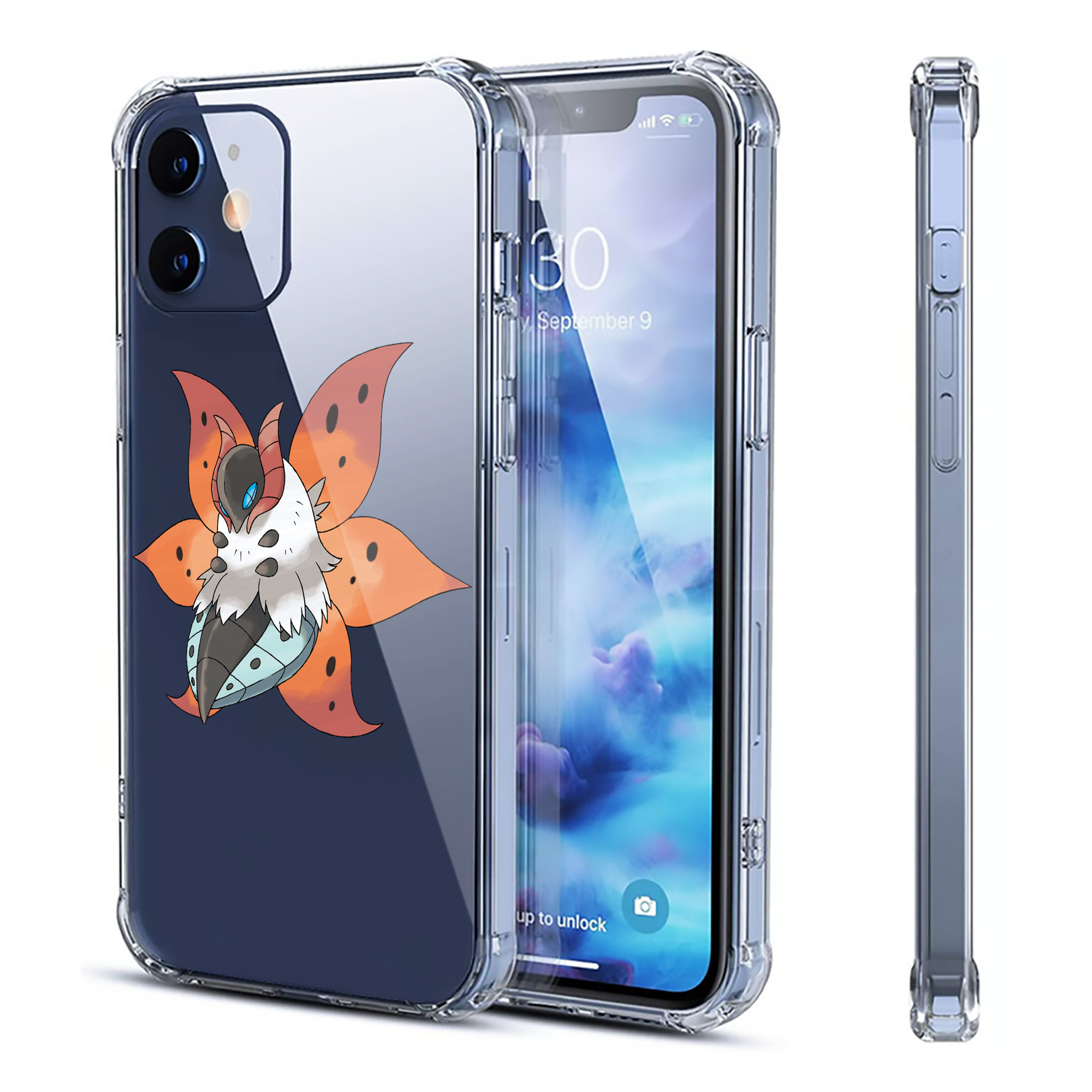 （画像用） ポケットモンスター Pokémon 【iPhone 12シリーズ対応】透明スマホケース（クリアソフトケース）